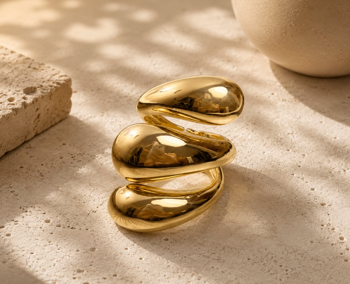 GOLDEN HOUR – SPIRAL CUFF
